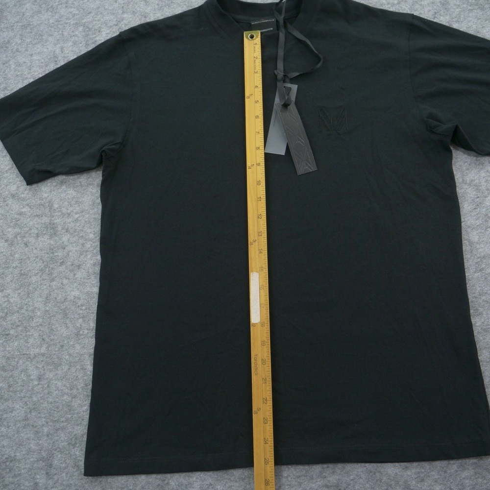 Marcell Von Berlin Shirt Mens Medium Black Graphic Print Crew Short Sleeve New - Picture 9 of 12